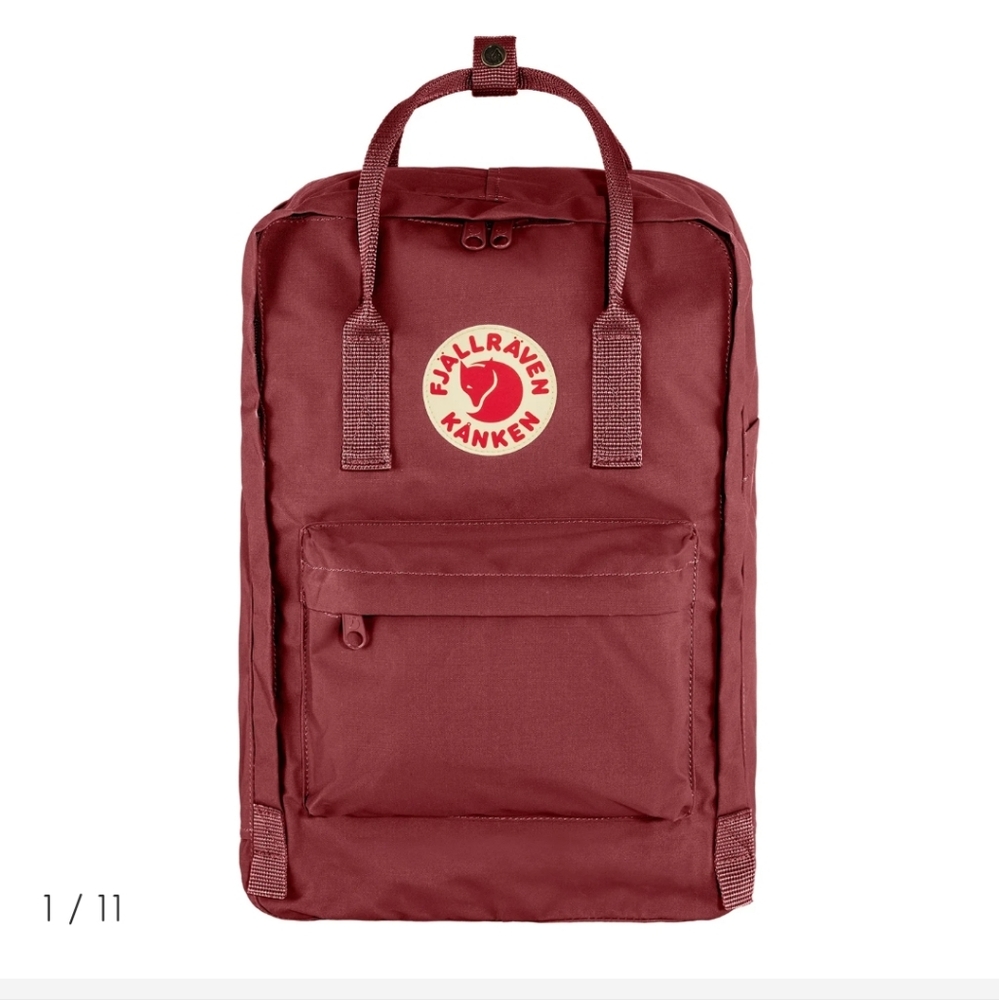 Fjallraven Kanken 15" Laptop Backpack Ox Red
